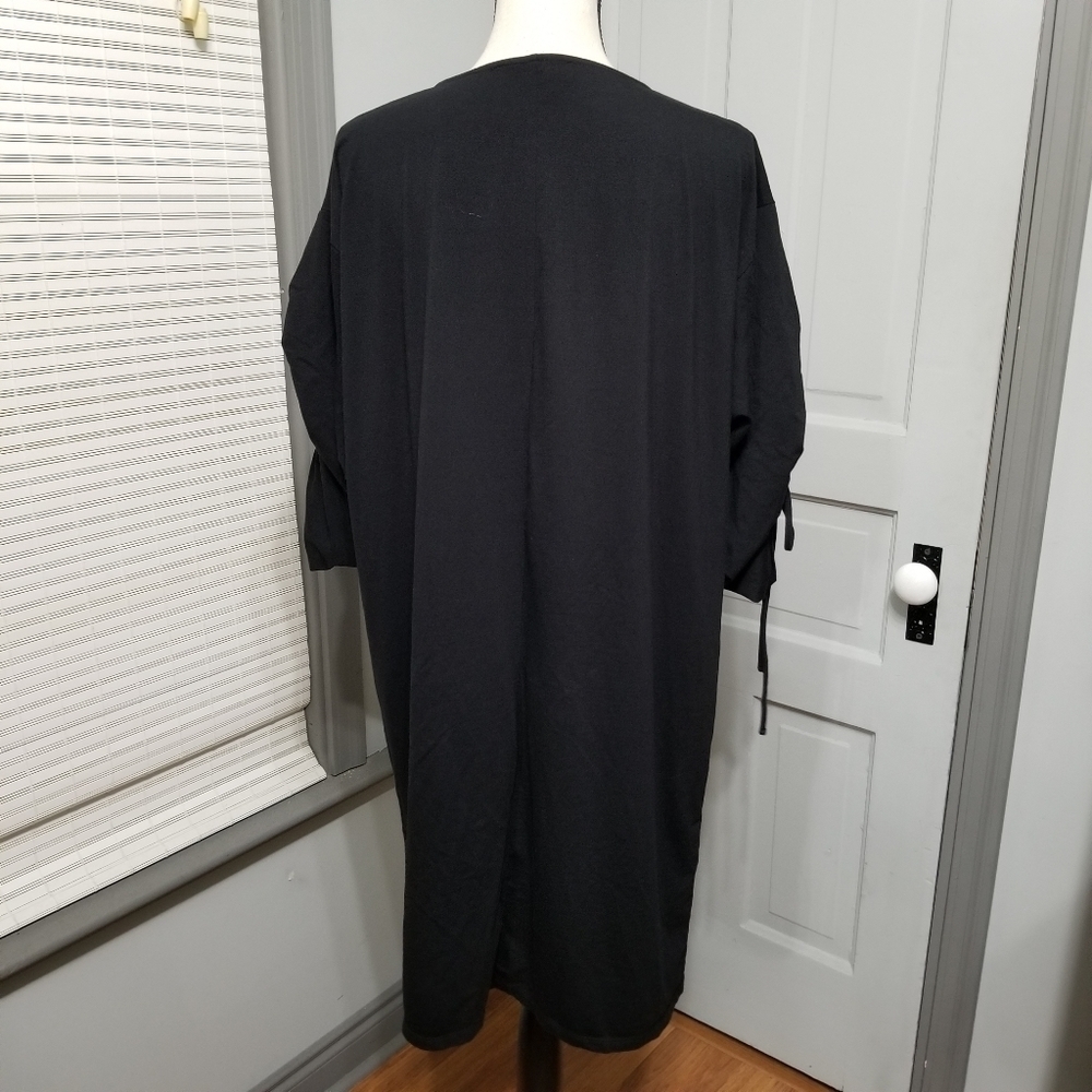 Eloquii Cinched Sleeve Easy Tee Dress - Picture 5 of 8